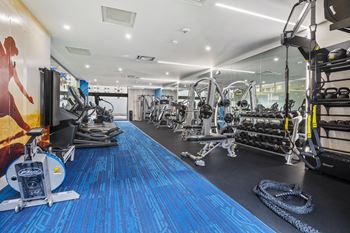 Fitness Center With Updated Equipment at Crystal Square, Virginia, 22202